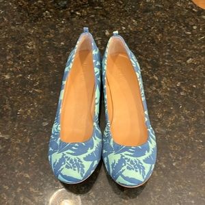 J Crew Ocean seaside color ballet flats new